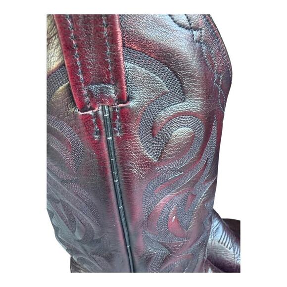 Dan Post Milwaukee Cowboy Boot Oxblood Men size 8 D - Picture 8 of 13